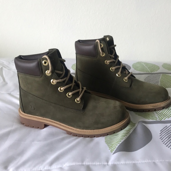 Timberland Shoes - Army Green Timberland Boots